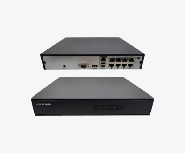 DS-7108NI-Q1/8P (STD)(C) 8CH, 8-Port POE, 1 HDD, Q Series NVR